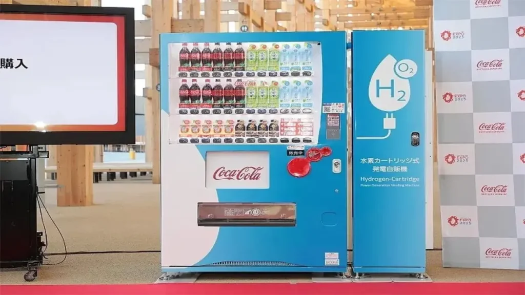 Coca-Cola, hidrojen ile çalışan otomatını tanıttı!