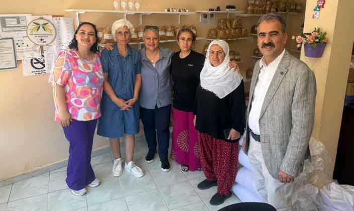 Başkan Ercan’dan Ağın Kadınları Kooperatifi’ne Geçmiş Olsun Ziyareti
