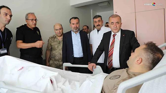 Elazığ’da silahlı çatışmada yaralanan Polis Özel Harekat memuru Furkan Pazarbaşı’nı