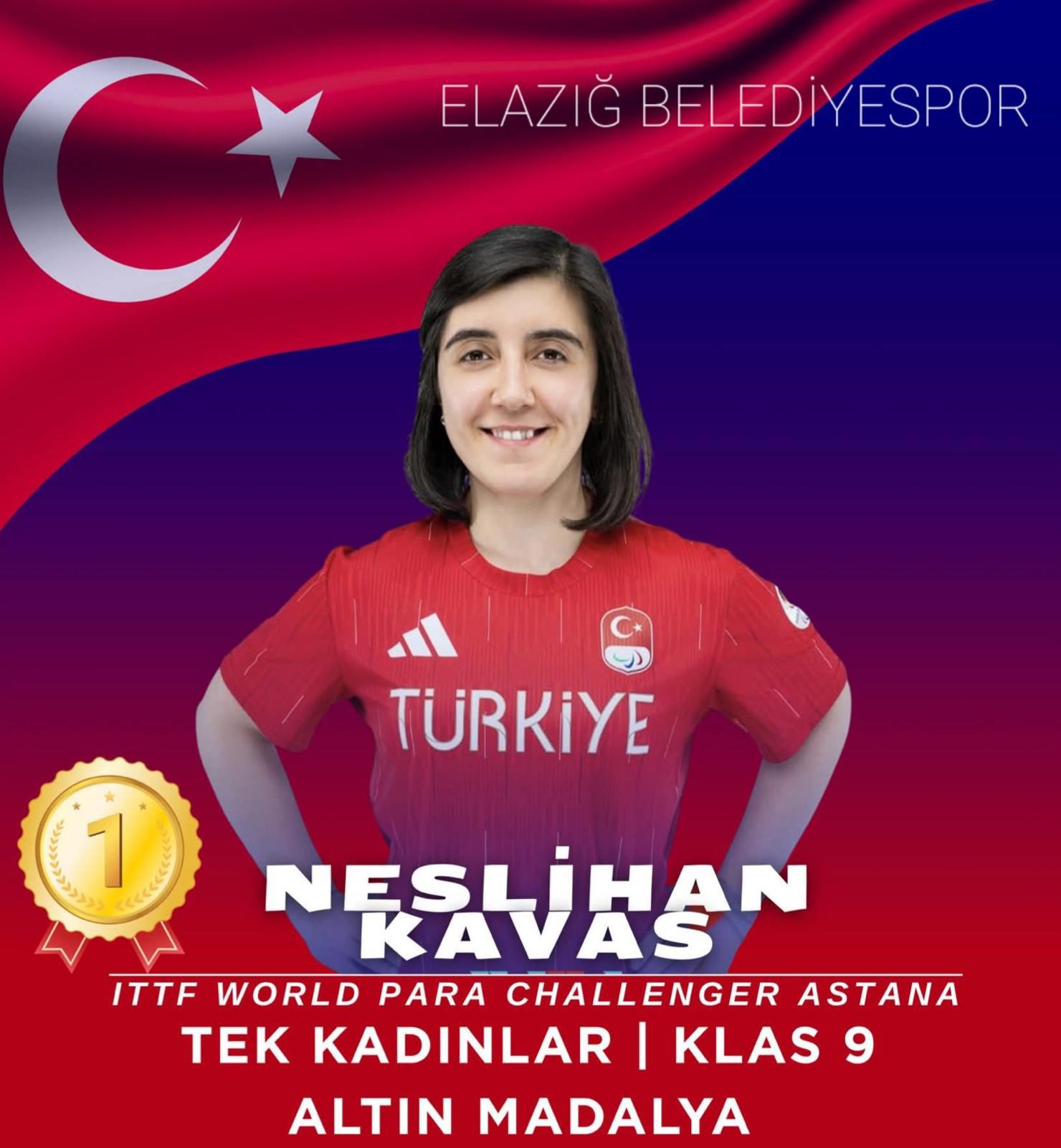 18-20 Nisan 2025 tarihkerinde Ankara da düzenlenen paralimpik masa tenisi