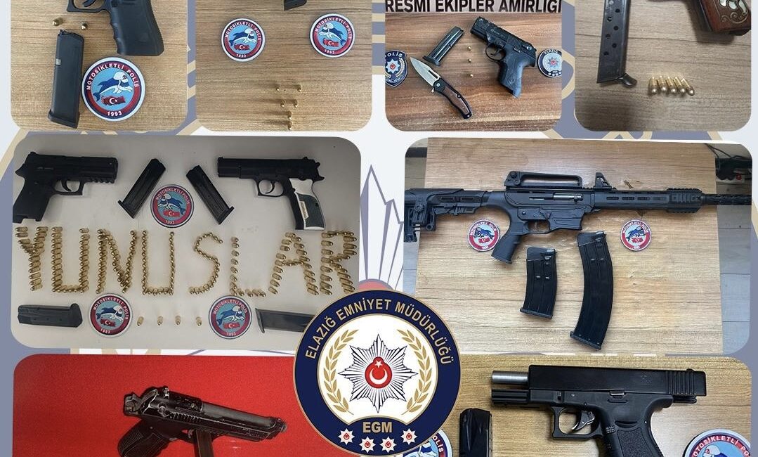 Elazığ İl Emniyet Müdürlüğü, son bir ayda kesinleşmiş hapis cezasıyla