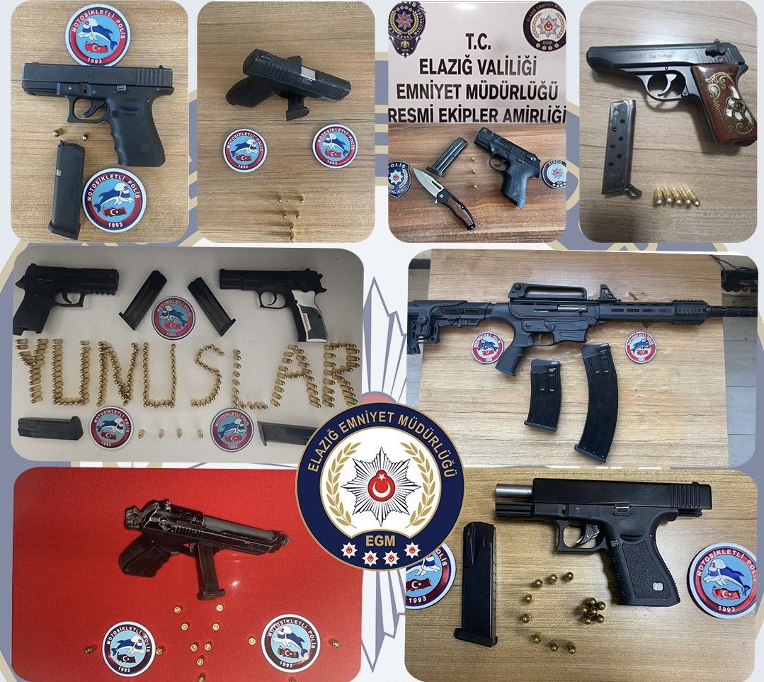 Elazığ İl Emniyet Müdürlüğü, son bir ayda kesinleşmiş hapis cezasıyla