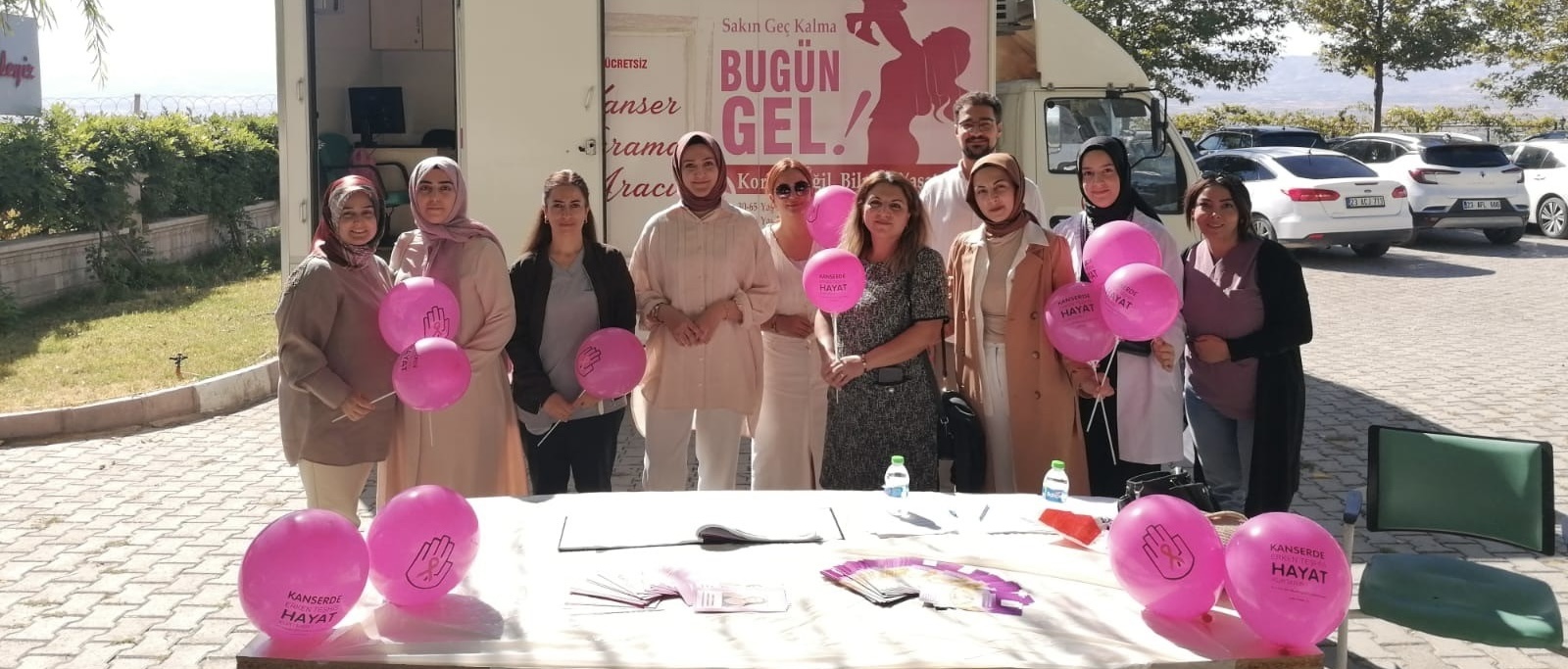 Elazığ’da meme kanseri farkındalık çalışması Elazığ İl Sağlık Müdürlüğü tarafından
