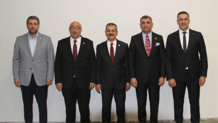 Elazığ Milletvekilleri Erol Keleş,Ejder Açıkkapı,Mahmut Rıdvan Nazırlı,Gürsel Erol ve Semih